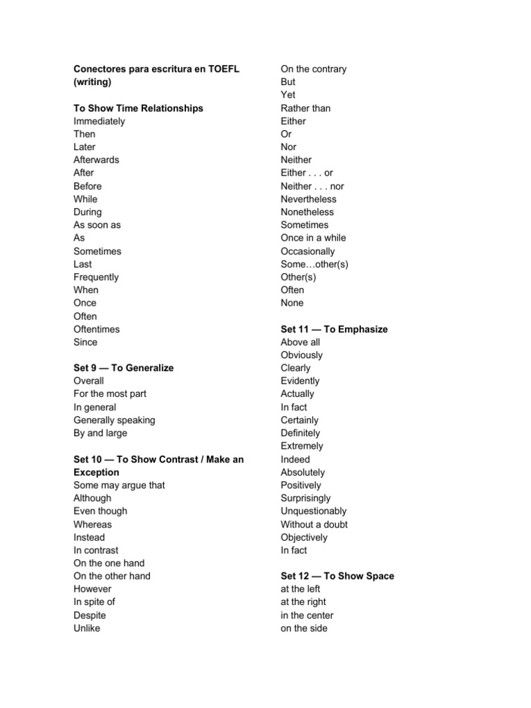 Toefl Writing Samples