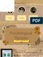 Psychological Theories