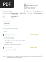 Fake Medical Prescription Report Template | PDF | Surgery | Medicine