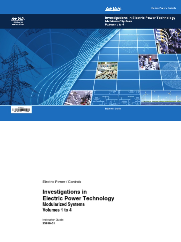 Investigations in Electric Power Technology: Modularized Systems ...