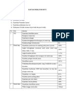 Daftar Indikator Mutu Unit