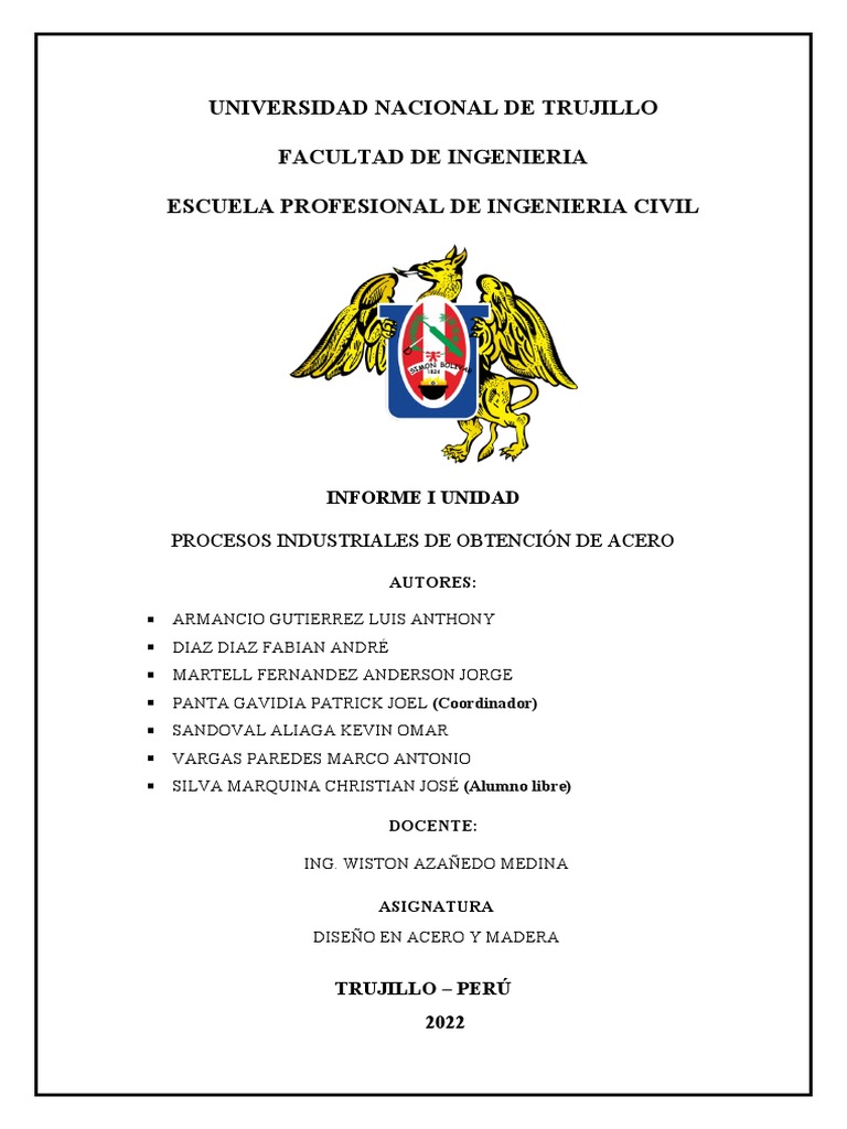 Procesos industriales para la obtención de acero: Comparación entre los ...