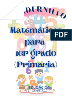 Cuaderno Matemático 1ºgrado - EDUCACION MAESTROS