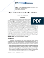 Mujer y Educación en Sociedades Islámicas: Resumen