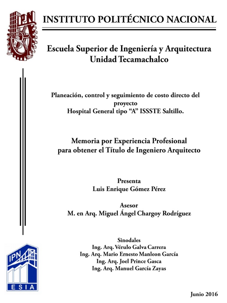 Hospital General Tipo A 9837 | PDF