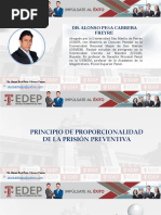 Principio de Proporcionalidad de La Prision Preventiva