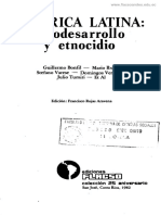 América Latina Etnodesarrollo y Etnocidio (Francisco Rojas (Ed.), Guillermo Bonfil Etc.)