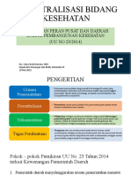 Sesi 9 Desentralisasi Kesehatan