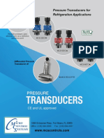 Pressure Transducers for Refrigeration Applications