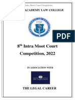 8th Intra Moot Court Competition Brochure