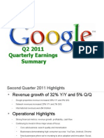 2011Q2 Google Earnings Slides