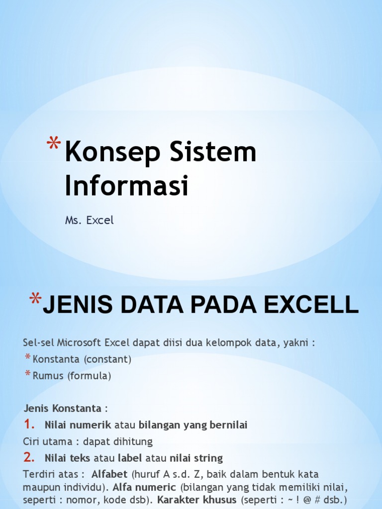 Operator Excel | PDF