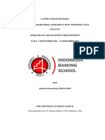 Laporan Praktik Kerja - PT Indosurya Inti Finance (Ahmad Farhan Baqi 20181111009)