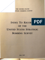 Index To The Records of The United States Strategic Bombing Survey, OCR