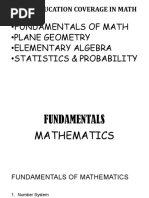 Fundamental Math 1