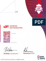 Your Ejpt Certificate