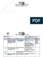 WEEKLY LEARNING PLAN - Remedial