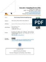 Stock Exchange Prediction Through Regression Technique