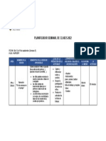 PLANIFICADOR SEMANAL DE CLASES 2022 N3 Semana 6