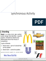 Product - Synchronous Activity