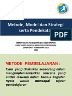 Metode, Model Dan Strategi