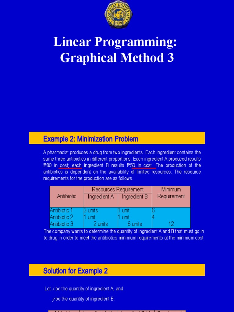 Linear Programming 3 | PDF | Mathematical Optimization | Linear Programming