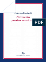 (Biblioteca di Studi Americani 32) Caterina Ricciardi - Novecento poetico americano-Storia e Letteratura (2020)
