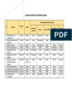 Planificación de Comunicaciones