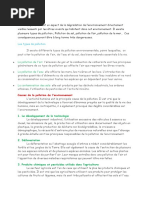 Exposé sur la Pollution et l'Environnement | PDF | Environnement ...