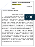 Escola Municipal Deputado João Leopoldo Jacomel Araucária, 04 de Setembro de 2020