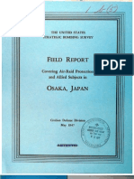 USSBS Report 8, Field Report Covering Air Raid Protection and Allied Subjects, Osaka, Japan, OCR