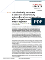 Everyday Bodily Movement Is Associated With Creativity Independently From Active Positive Affect