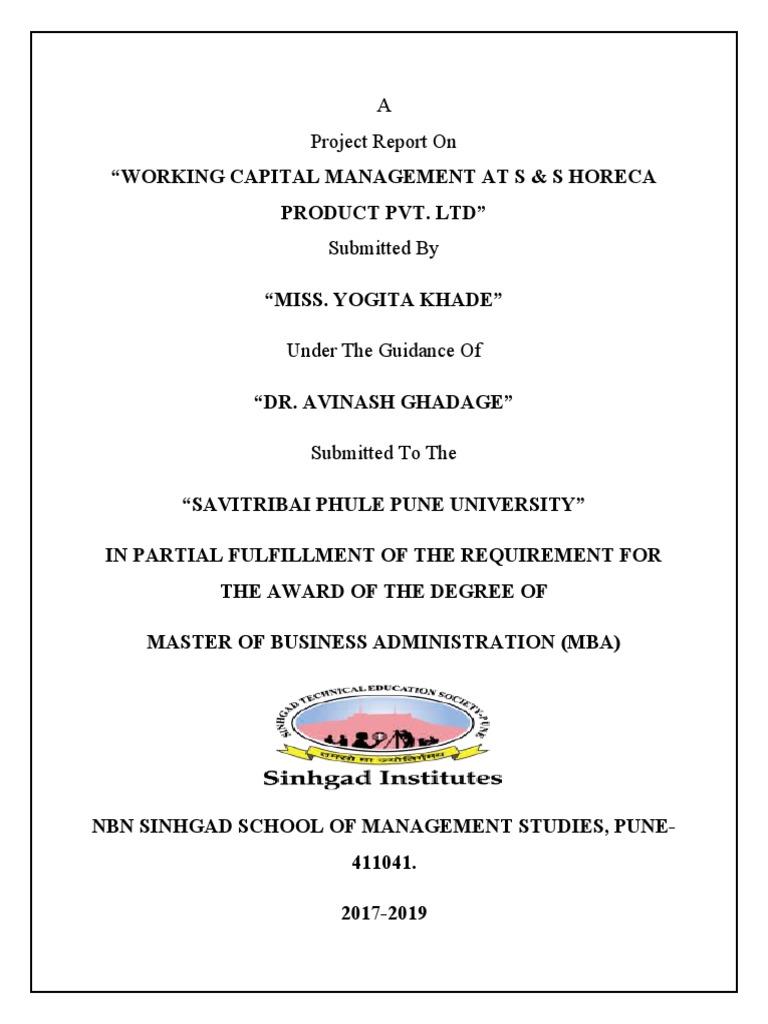 Working Capital Management | PDF | Working Capital | Inventory