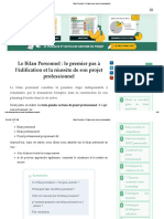 Bilan Personnel _ 8 étapes pour réussir sa préparation