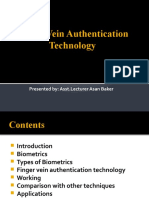 Finger Vein Authentication