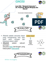 Potensi OBA MS Alkaloid, Terpen, MM, Steroid