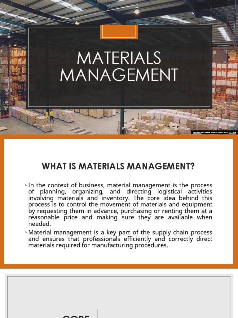 Materials Management | PDF