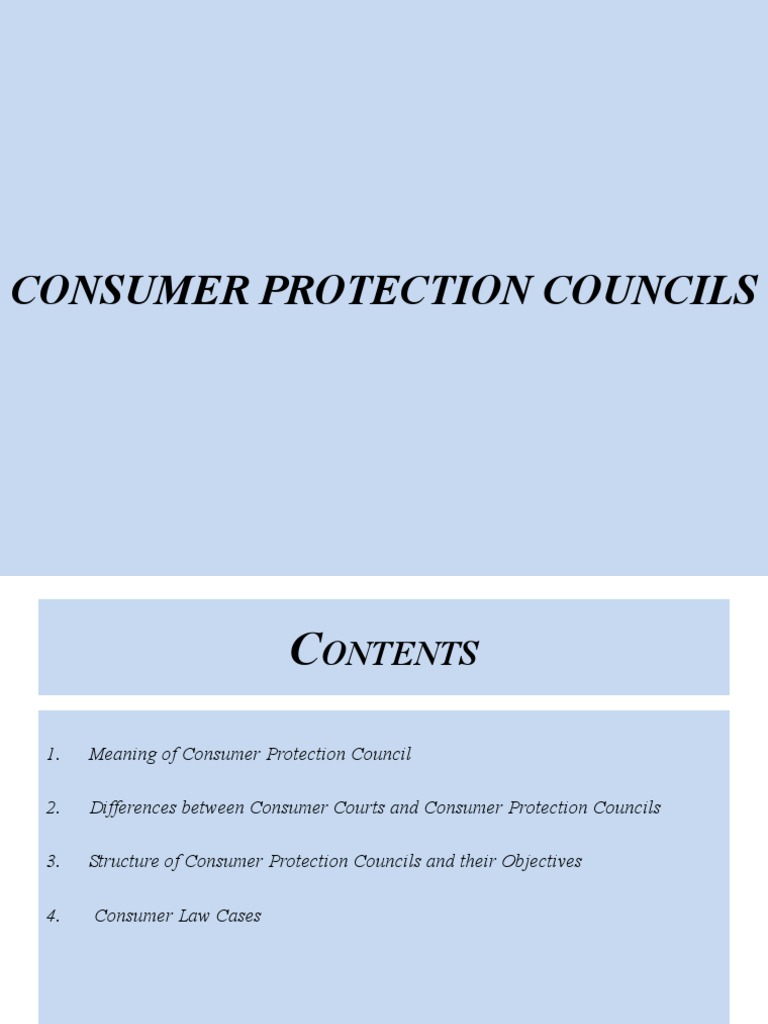 Consumer Protection Councils Pdf Government Of India Judiciaries