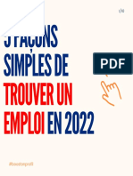 5 Façons Simples de Trouver Un Emploi en 2022