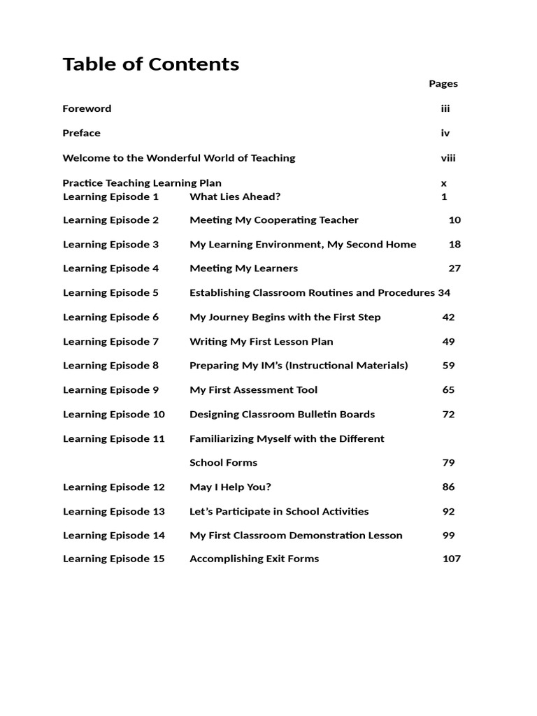 Practice Teaching Handbook Overview | PDF | Teachers | Educational ...