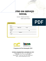 Gestão em Serviço Social