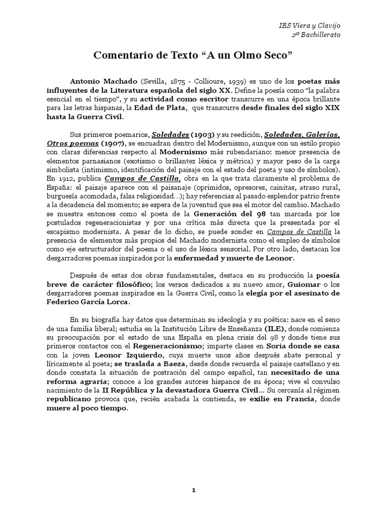 Análisis del soneto 