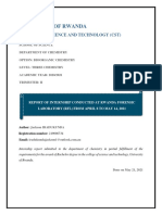 Report of Internship Conducted at Rwanda Forensic Laboratory (RFL) in 2021
