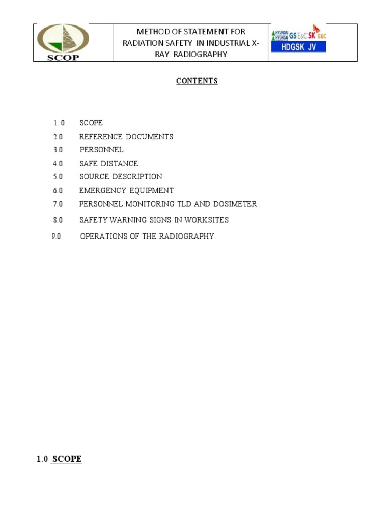 Radiation Safety in Industrial X-Ray | PDF | Radiation Protection ...