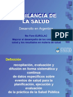 Vigilancia de la salud en Argentina