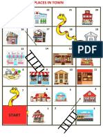 Places in Town Board Game