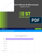 Relatório de Manutenção Setembro de 2022