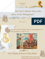 First Catholic Mass in Philippines Held in Butuan