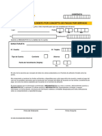 Autorizacion para Debito Netlife