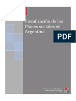 Planes Sociales en Argentina - Fiscalizacion